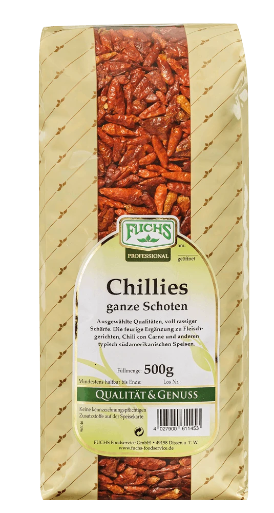 Fuchs-professional Fuchs Chilis Ganz (500g) 1 Fuchs-professional Fuchs Chilis Ganz (500g)