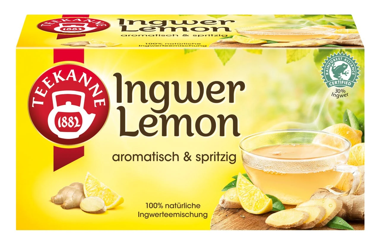 Teekanne Früchtetee Ingwer Lemon Food Service 80 Teebeutel (120g) 4 Teekanne Früchtetee Ingwer Lemon Food Service 80 Teebeutel (120g) – Bild 4