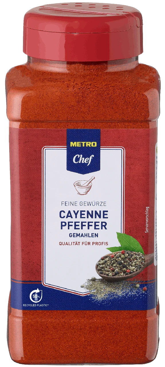 Metro-chef METRO Chef Cayenne Pfeffer Gemahlen (760 G) 4 Metro-chef METRO Chef Cayenne Pfeffer Gemahlen (760 G) – Bild 4