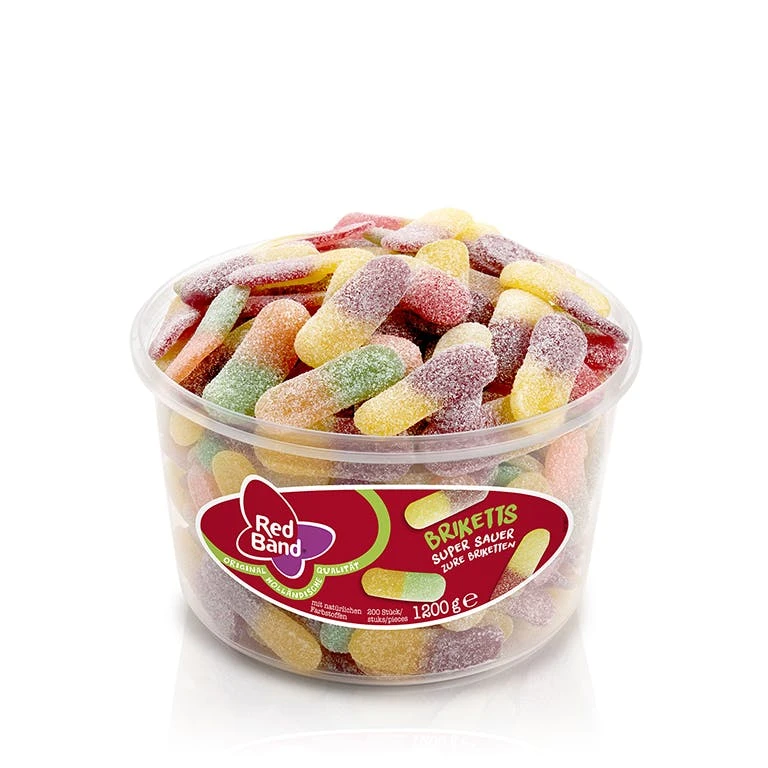 Red Band Fruchtgummi Briketts Super Sauer 200 Portionen (1,2 Kg) 1 Red Band Fruchtgummi Briketts Super Sauer 200 Portionen (1,2 Kg)