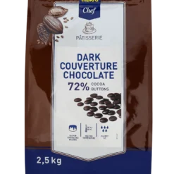 Metro-chef METRO Chef Kuvertüre Buttons Dark 72 % (2,5 Kg)