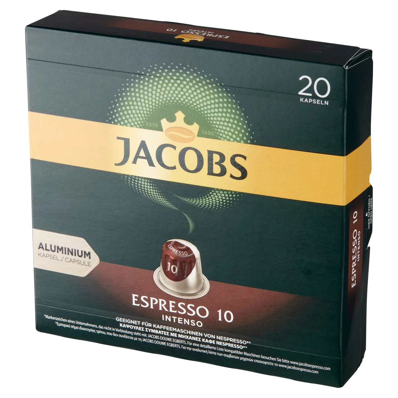 Jacobs Kaffeekapseln Espresso Intenso 20 Kapseln (104 G) 1 Jacobs Kaffeekapseln Espresso Intenso 20 Kapseln (104 G)