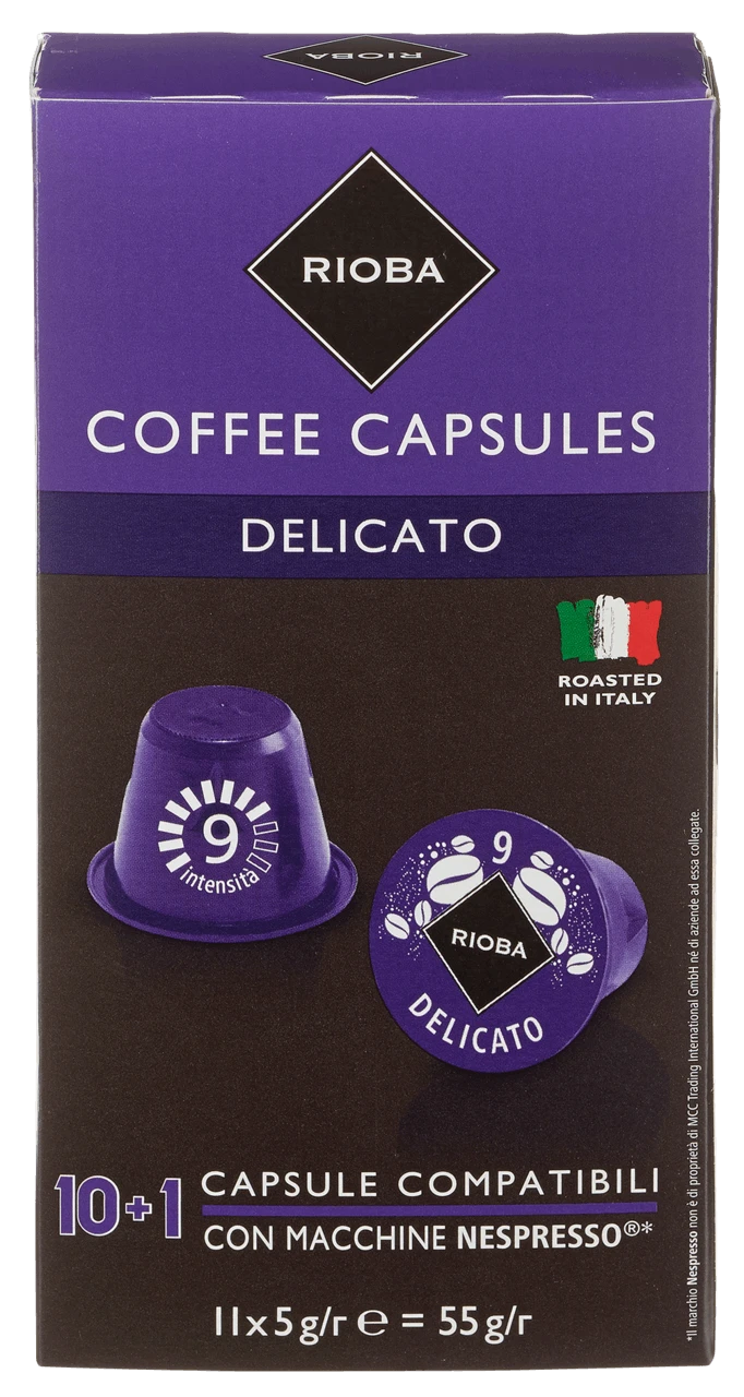 Rioba Kaffeekapseln Forte 11 Kapseln (55 G) 4 Rioba Kaffeekapseln Forte 11 Kapseln (55 G) – Bild 4