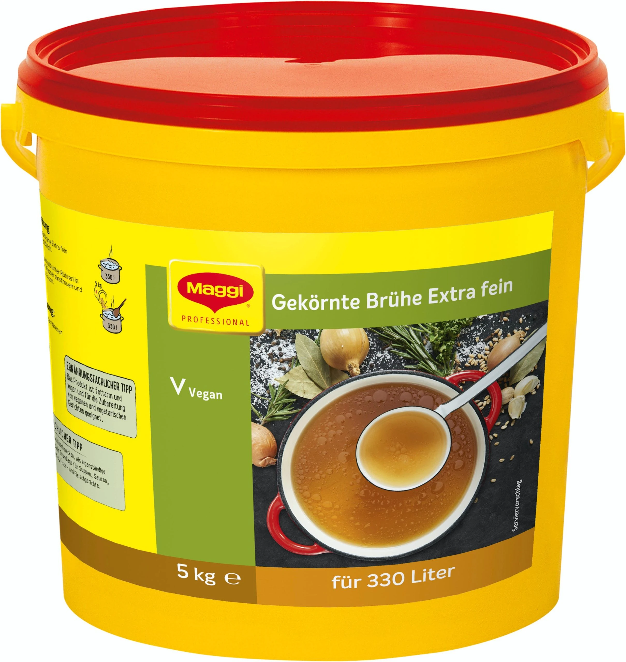 Maggi Gekörnte Brühe Extra Fein (5 Kg) 4 Maggi Gekörnte Brühe Extra Fein (5 Kg) – Bild 4