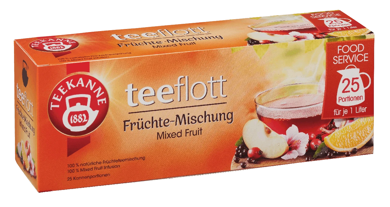 Teekanne Früchtetee Früchte-Genuss Food Service 100 Teebeutel (200g) 2 Teekanne Früchtetee Früchte-Genuss Food Service 100 Teebeutel (200g) – Bild 2
