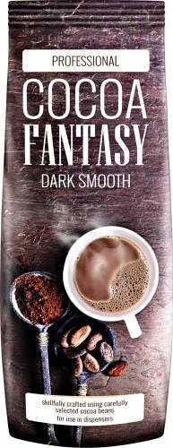 Jacobs Cocoa Fantasy Dark 30 %, Instant Kakaopulver (1 Kg) 2 Jacobs Cocoa Fantasy Dark 30 %, Instant Kakaopulver (1 Kg) – Bild 2