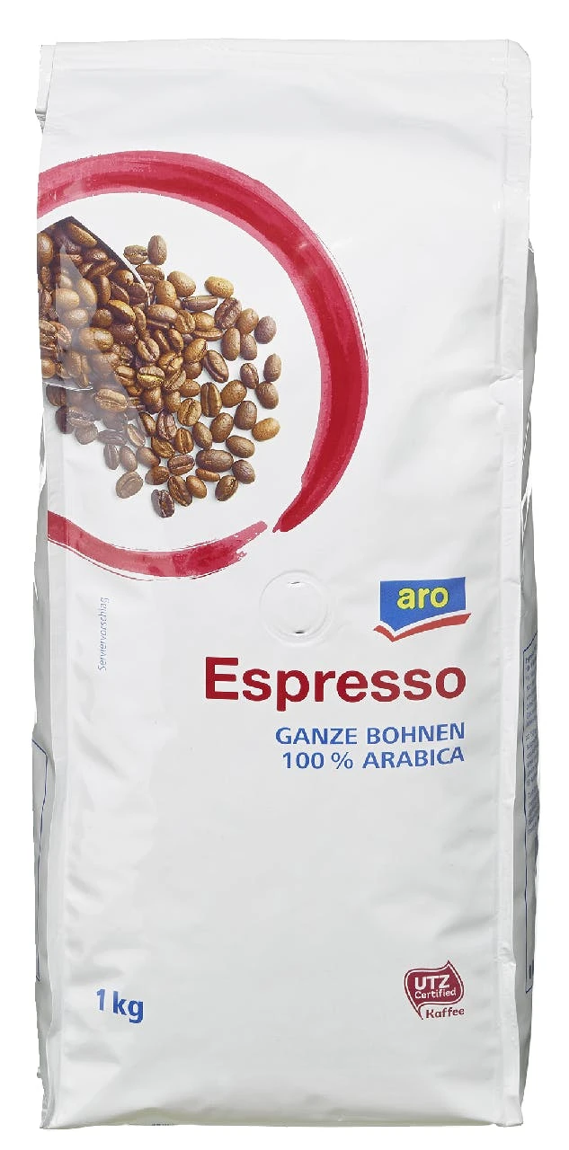 Aro Kaffeebohnen Caffé Crema Robusta Arabica (1 Kg) 5 Aro Kaffeebohnen Caffé Crema Robusta Arabica (1 Kg) – Bild 5
