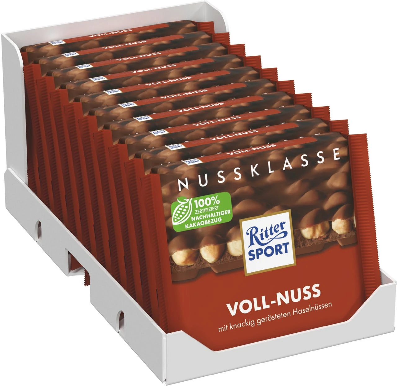 Ritter Sport Tafelschokolade Trauben Nuss 12 X 100 G (1,2 Kg) 5 Ritter Sport Tafelschokolade Trauben Nuss 12 X 100 G (1,2 Kg) – Bild 5