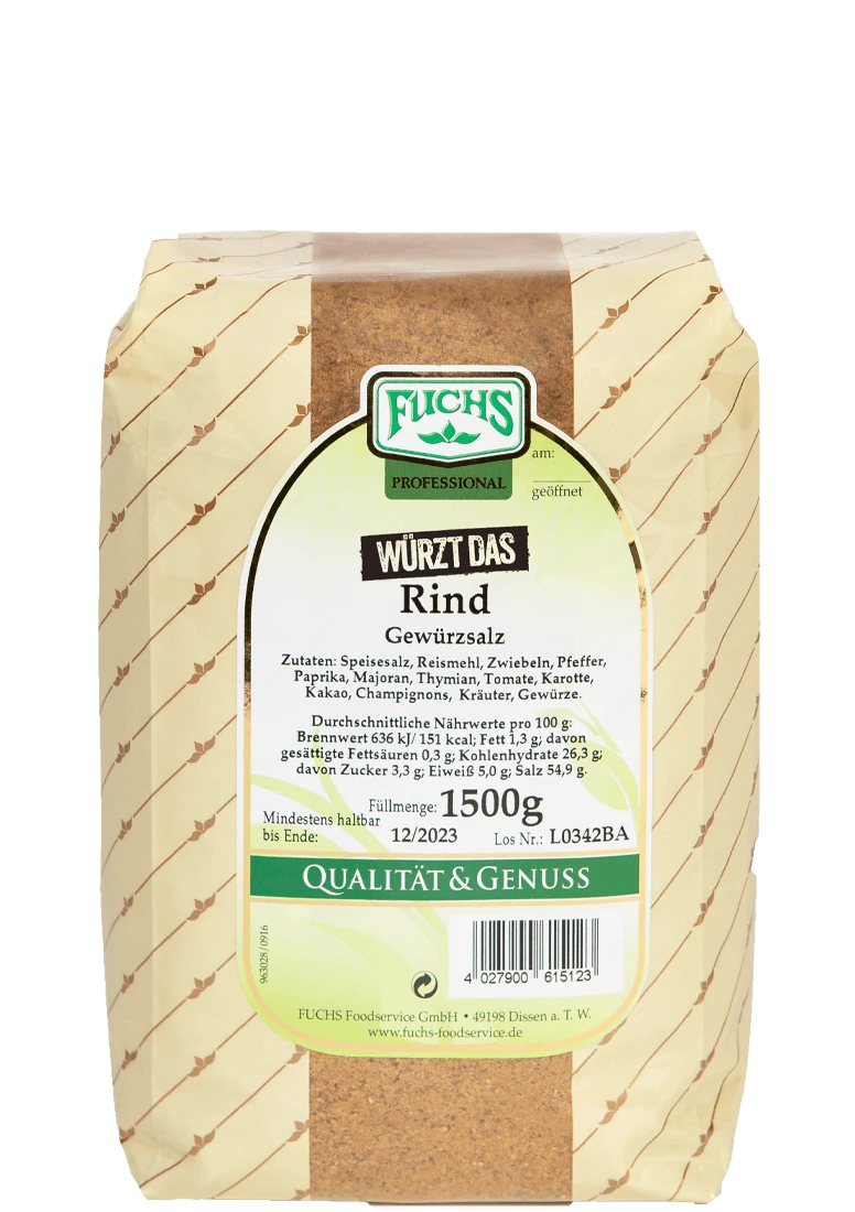 Fuchs-professional Fuchs Würzt Die Bratkartoffel - Gewürzsalz (1,2kg) 4 Fuchs-professional Fuchs Würzt Die Bratkartoffel - Gewürzsalz (1,2kg) – Bild 4