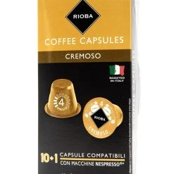 Rioba Kaffeekapseln Cremoso 11 Kapseln (55 G)