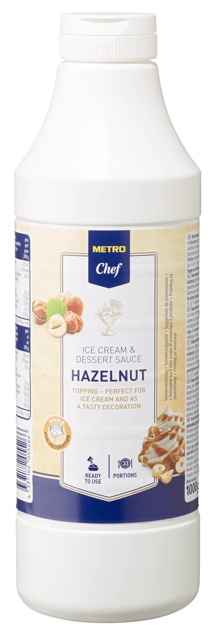 Metro-chef METRO Chef Dessertsauce Haselnuss (1 L) 1 Metro-chef METRO Chef Dessertsauce Haselnuss (1 L)