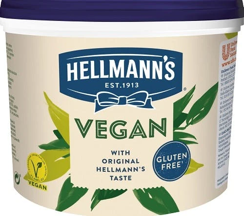 Hellmann's Vegan Mayo 120 Portionen X 20ml (2,4 L) 2 Hellmann's Vegan Mayo 120 Portionen X 20ml (2,4 L) – Bild 2
