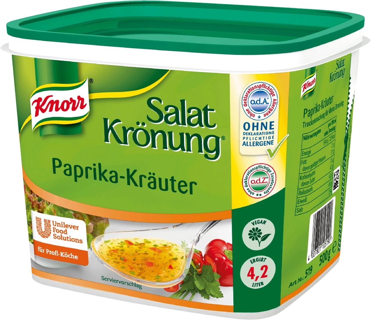 Kuhne Kühne Salata Kräuter Würzig Fertige Salatwürze Auf Essigbasis (10 L) 3 Kuhne Kühne Salata Kräuter Würzig Fertige Salatwürze Auf Essigbasis (10 L) – Bild 3
