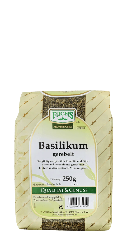 Fuchs-professional Fuchs Basilikum Gerebelt (250g) 1 Fuchs-professional Fuchs Basilikum Gerebelt (250g)