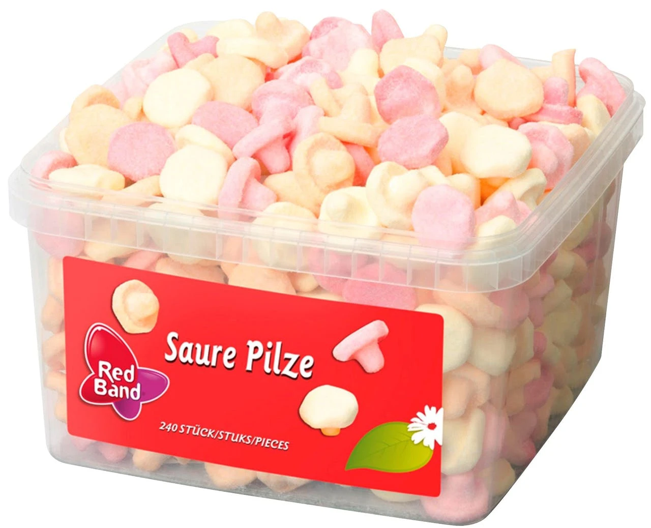 Red Band Saure Pilze 240 Stück (720 G) 1 Red Band Saure Pilze 240 Stück (720 G)