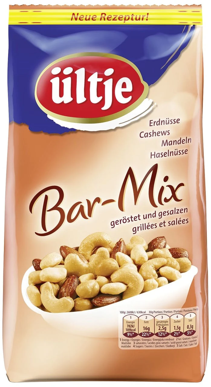 Ultje Ültje Nüsse Bar-Mix Geröstet & Gesalzen (1 Kg) 1 Ultje Ültje Nüsse Bar-Mix Geröstet & Gesalzen (1 Kg)