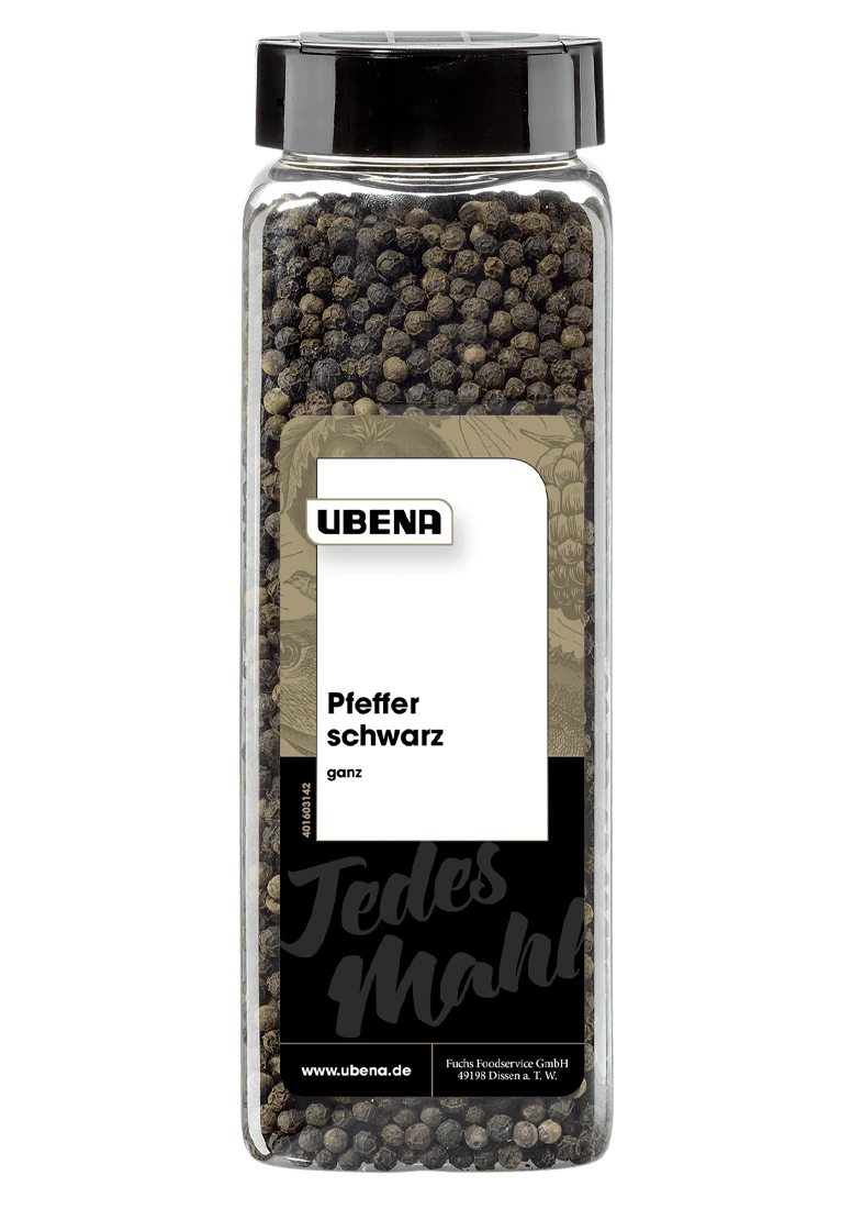 Ubena Pfeffer Schwarz Ganz (500g) 2 Ubena Pfeffer Schwarz Ganz (500g) – Bild 2
