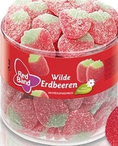 Red Band Fruchtgummi Wilde Erdbeeren 100 Portionen (1 Kg) 1 Red Band Fruchtgummi Wilde Erdbeeren 100 Portionen (1 Kg)