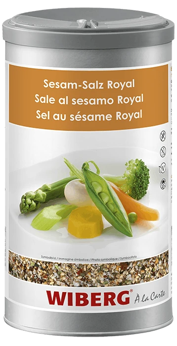 WIBERG Sesam-Salz Royal Mit Meersalz Und Nori Alge (1200 Ml) 1 WIBERG Sesam-Salz Royal Mit Meersalz Und Nori Alge (1200 Ml)
