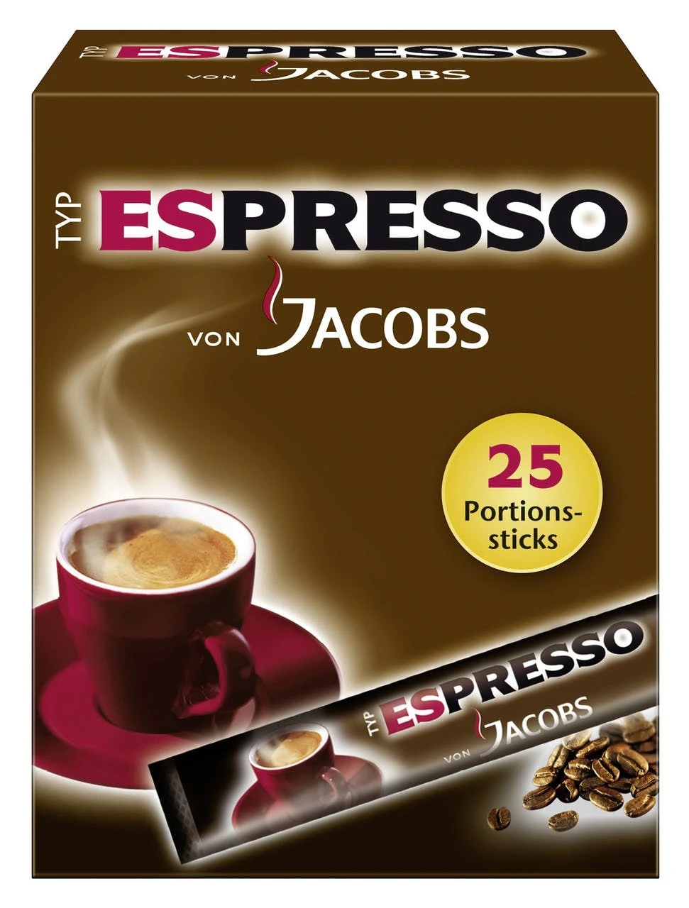 Jacobs Instant-Kaffee Espresso Sticks 25 Portionen (45g) 1 Jacobs Instant-Kaffee Espresso Sticks 25 Portionen (45g)