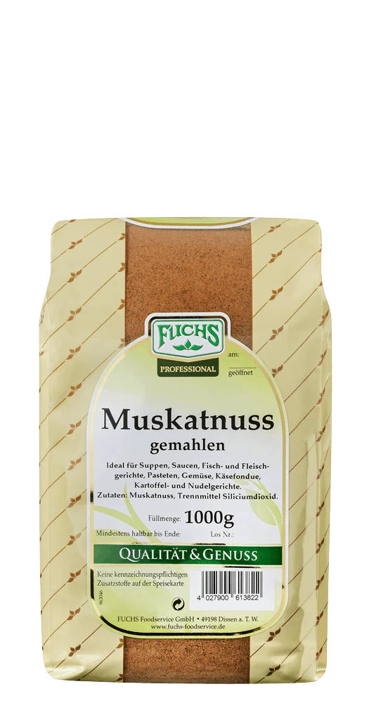 Fuchs-professional Fuchs Muskatnuss Gemahlen (500g) 2 Fuchs-professional Fuchs Muskatnuss Gemahlen (500g) – Bild 2