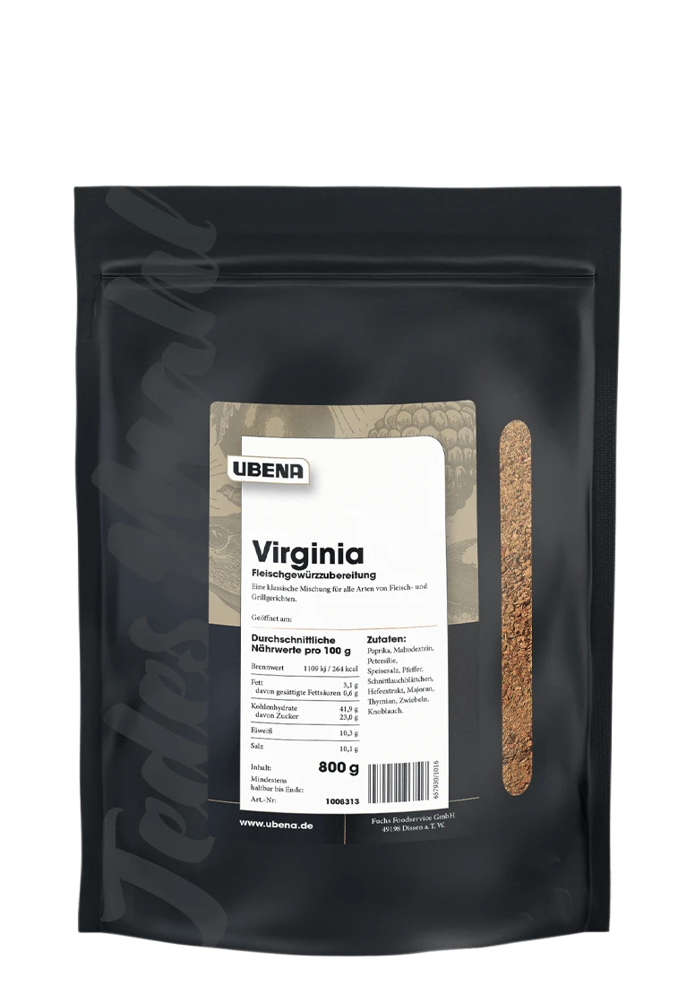 Ubena Virginia Fleischgewürzzubereitung (800g) 1 Ubena Virginia Fleischgewürzzubereitung (800g)