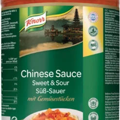 Knorr Chinese Sauce Süß-Sauer Mit Gemüsestücken (2,25 L)