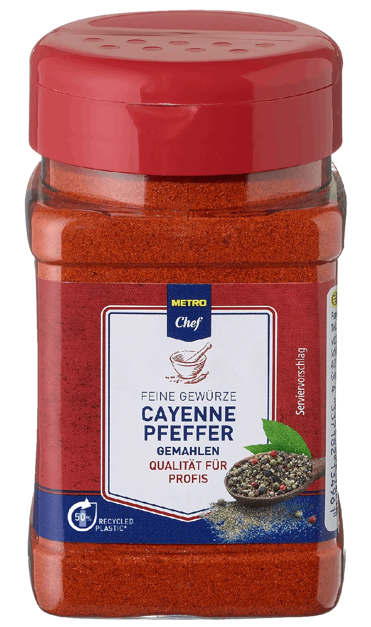 Metro-chef METRO Chef Cayenne Pfeffer Gemahlen (760 G) 2 Metro-chef METRO Chef Cayenne Pfeffer Gemahlen (760 G) – Bild 2