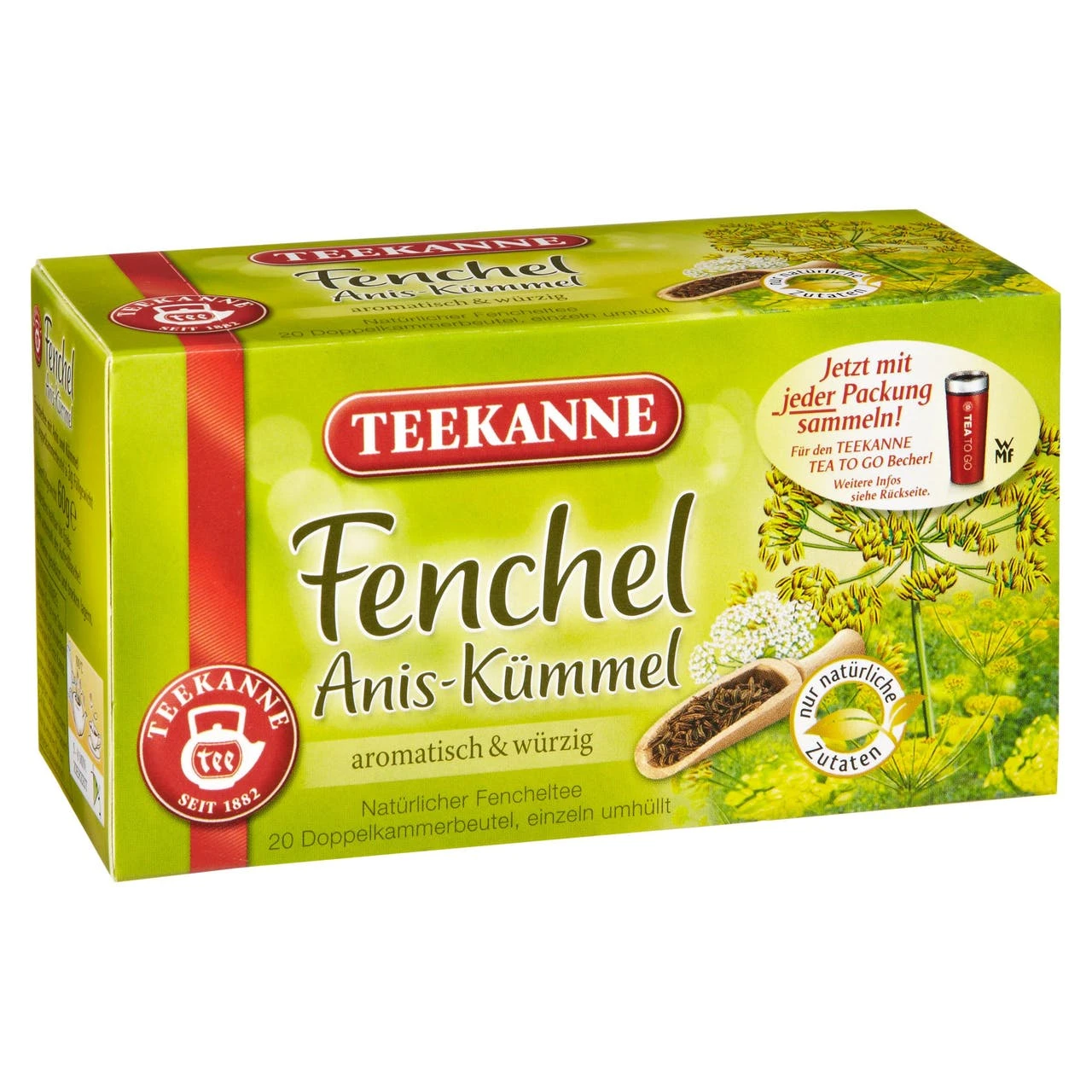 Meßmer Kräutertee Fenchel-Anis-Kümmel 25 Teebeutel (45 G) 2 Meßmer Kräutertee Fenchel-Anis-Kümmel 25 Teebeutel (45 G) – Bild 2