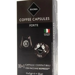 Rioba Kaffeekapseln Forte 11 Kapseln (55 G)