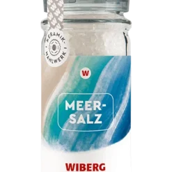 WIBERG Gewürzmühle Meersalz Grob Unjodiert (120 G)