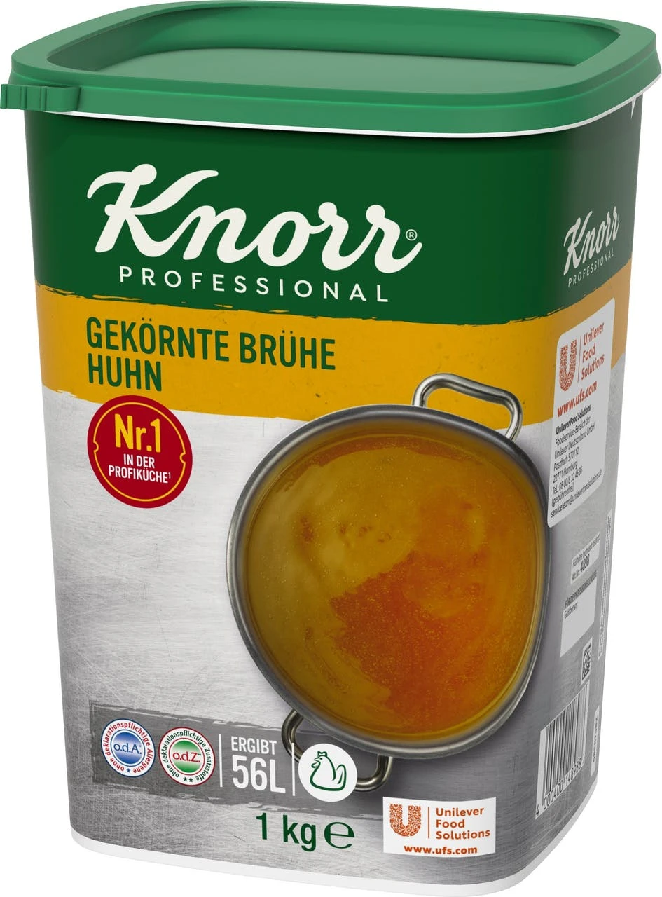 Knorr Professional Gekörnte Brühe Huhn (1 Kg) 1 Knorr Professional Gekörnte Brühe Huhn (1 Kg)