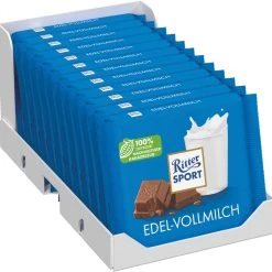 Ritter Sport Tafelschokolade Trauben Nuss 12 X 100 G (1,2 Kg) 9 Ritter Sport Tafelschokolade Trauben Nuss 12 X 100 G (1,2 Kg) -Milka shop d075e57c 647e 41b7 9c67 ae2e13a34098 3