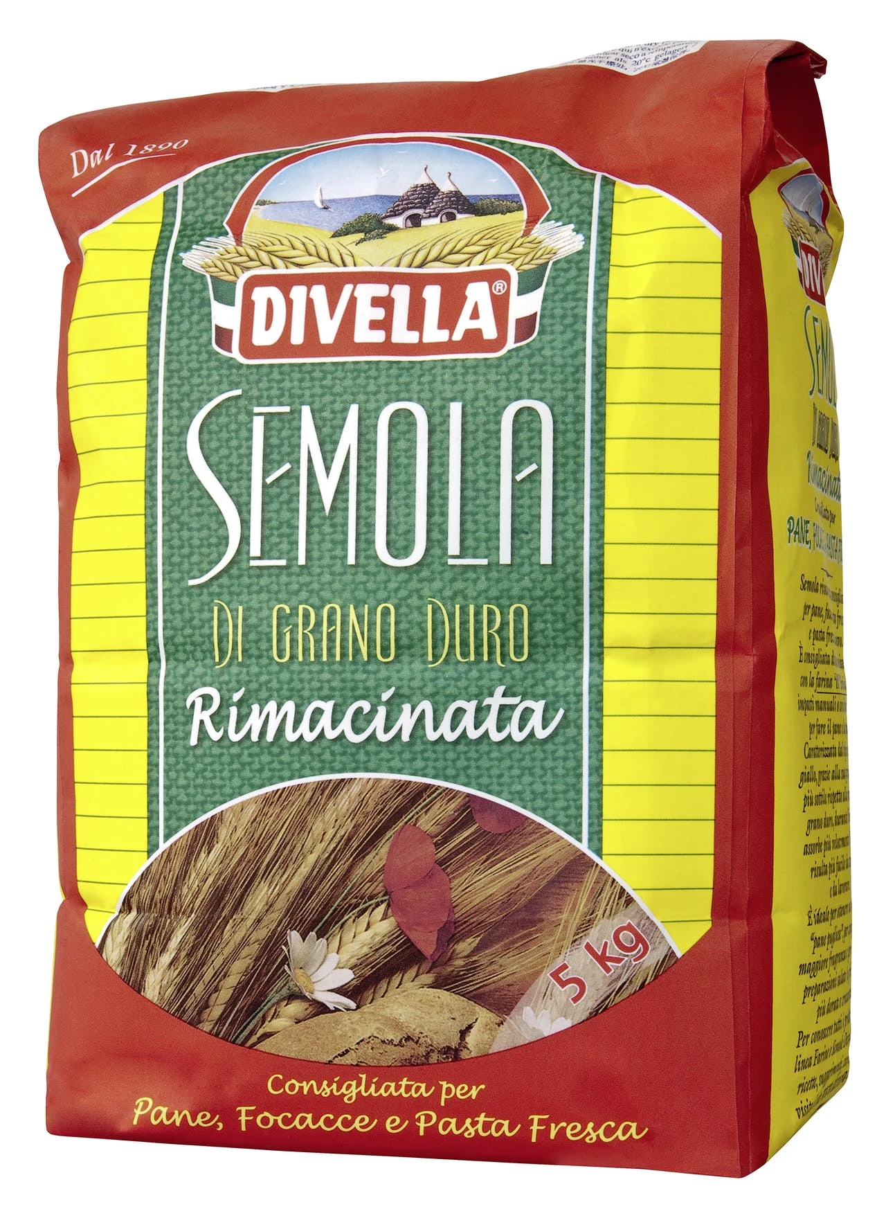 De Cecco Semola Pastamehl Hartweizengrieß (1 Kg) 4 De Cecco Semola Pastamehl Hartweizengrieß (1 Kg) – Bild 4