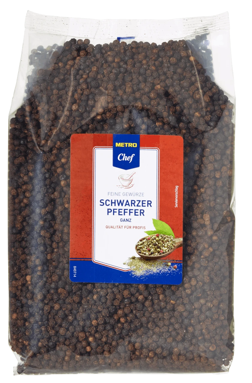 Metro-chef METRO Chef Pfeffer Schwarz Geschrotet (175 G) 5 Metro-chef METRO Chef Pfeffer Schwarz Geschrotet (175 G) – Bild 5