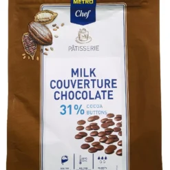 Metro-chef METRO Chef Kuvertüre Buttons Dunkle Schokolade (2,5 Kg)