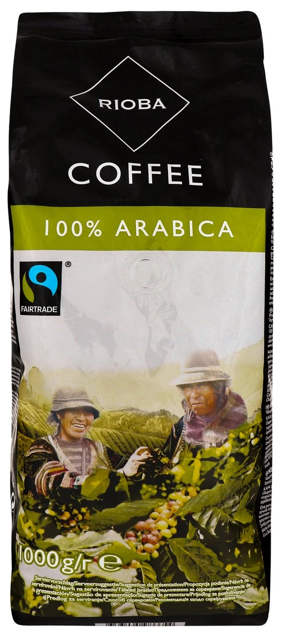 Rioba Kaffeebohnen Fairtrade Arabica (1 Kg) 1 Rioba Kaffeebohnen Fairtrade Arabica (1 Kg)
