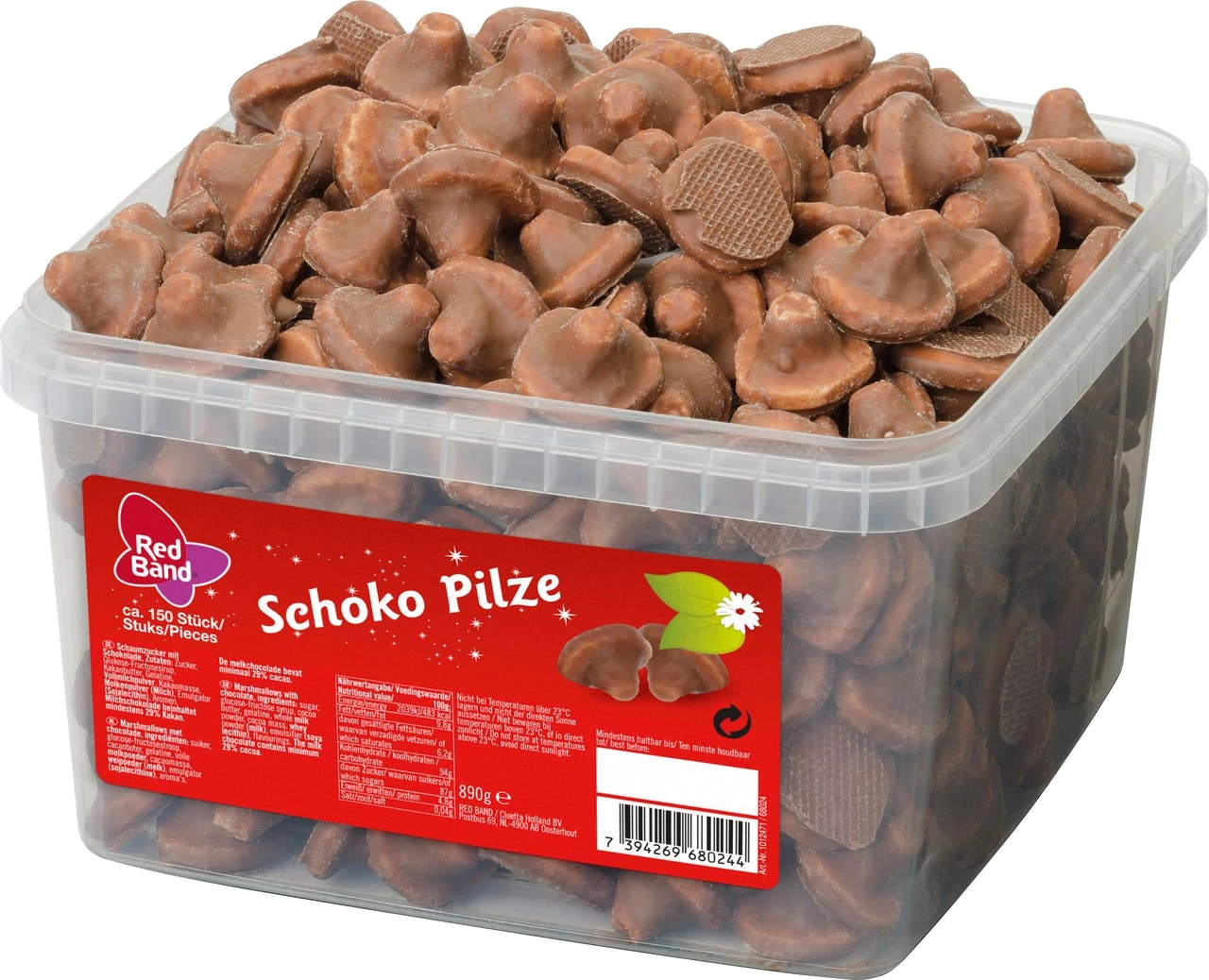 Red Band Schokopilze 150 Stück (835 G) 1 Red Band Schokopilze 150 Stück (835 G)