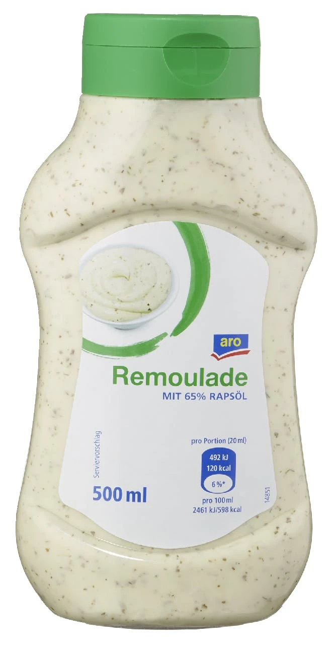 Aro Remoulade 50 % Fett (875 G) 4 Aro Remoulade 50 % Fett (875 G) – Bild 4
