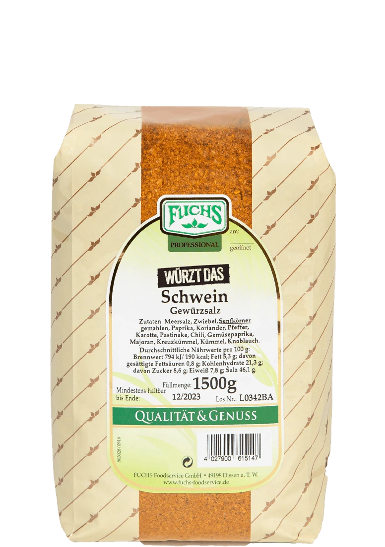Fuchs-professional Fuchs Würzt Die Bratkartoffel - Gewürzsalz (1,2kg) 1 Fuchs-professional Fuchs Würzt Die Bratkartoffel - Gewürzsalz (1,2kg)