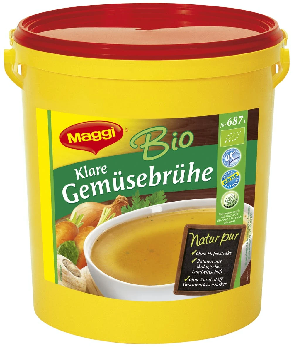 Maggi Bio Klare Gemüsebrühe Mit Sonnenblumenöl (11 Kg) 1 Maggi Bio Klare Gemüsebrühe Mit Sonnenblumenöl (11 Kg)