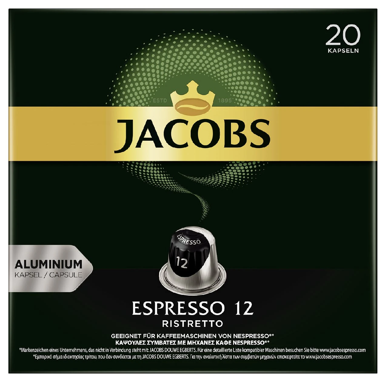 Jacobs Kaffeekapseln Espresso Intenso 20 Kapseln (104 G) 3 Jacobs Kaffeekapseln Espresso Intenso 20 Kapseln (104 G) – Bild 3