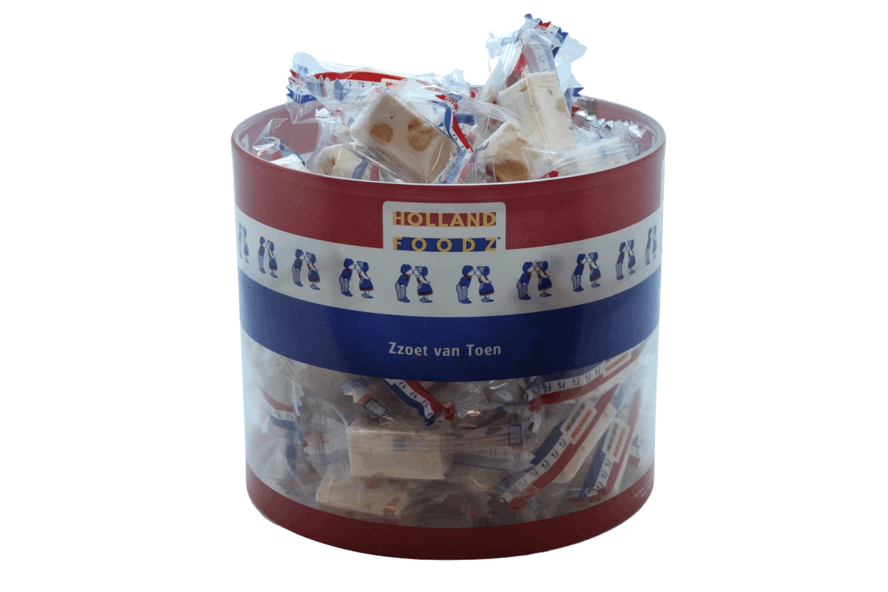 Null Holland Foodz Nougat Mandeln (560 G) 1 Null Holland Foodz Nougat Mandeln (560 G)