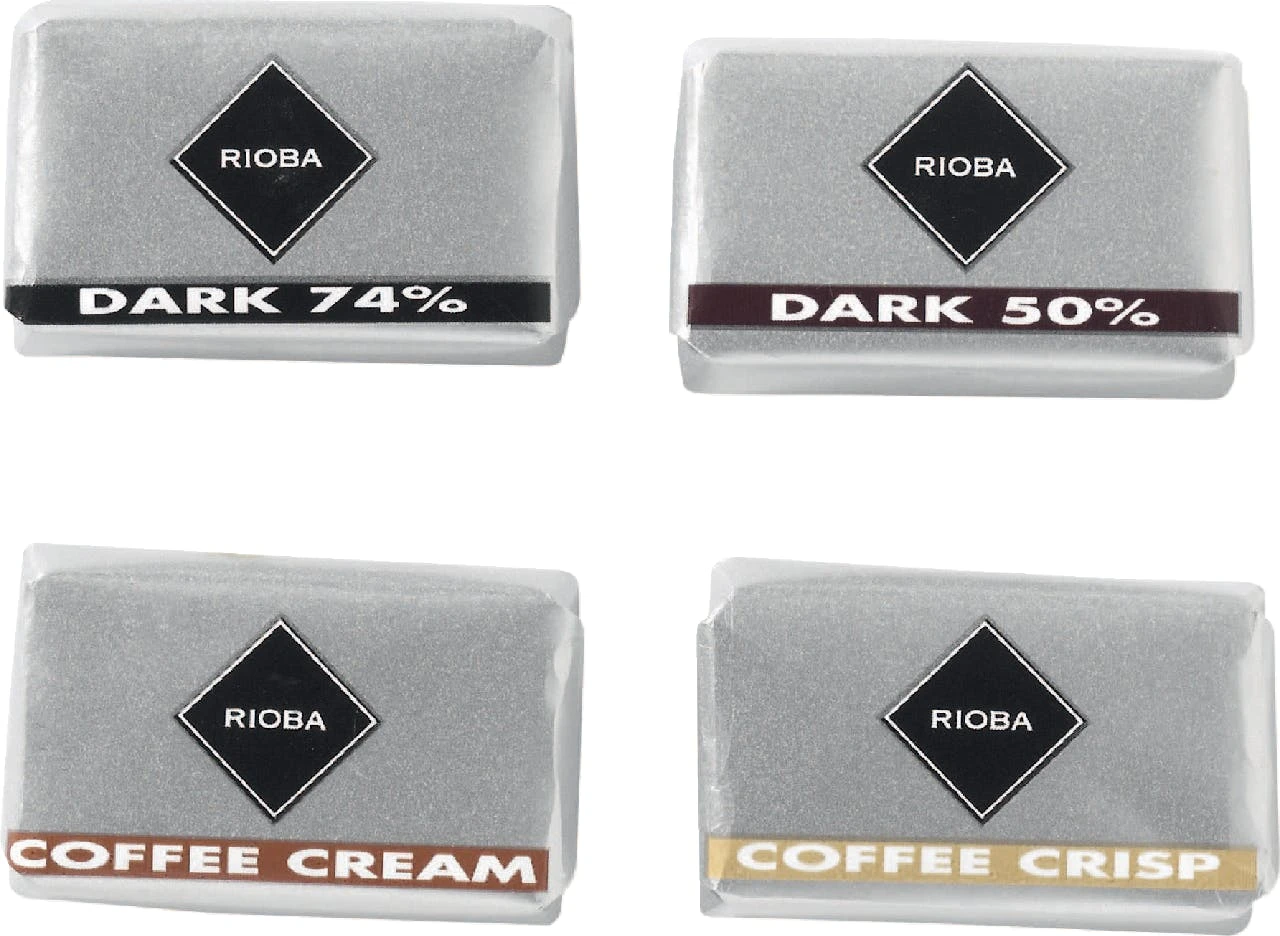 RIOBA Schokolade Swiss Coffee Naps Mischung 200 Portionen X 5 G (1 Kg) 6 RIOBA Schokolade Swiss Coffee Naps Mischung 200 Portionen X 5 G (1 Kg) – Bild 6
